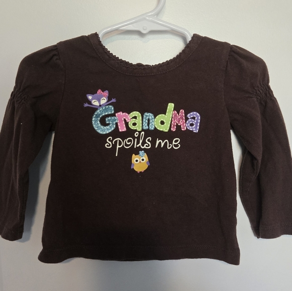 Wonderkids Other - Grandma Love Me Long Sleeve T-shirt With Owl